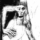 Femme avec robe et bras