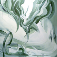 Aspire - Olivier Rigaud, 100x100cm, 2007