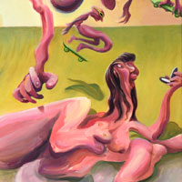 Butthole Skaters - Olivier Rigaud - 50x50cm, 2021