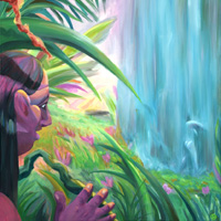 Cascadeuse - Olivier Rigaud - 70x100cm, 2019
