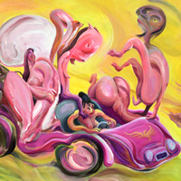 Les Folles du Volant - Olivier Rigaud - 100x80cm, 2021