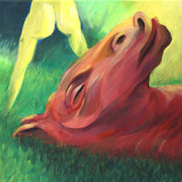 Horse Head - Olivier Rigaud - 30x30cm, 2014