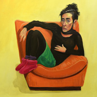 Jaune Marine - Olivier Rigaud, 50x50cm, 2015