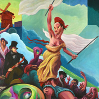 La Libido Guidant le Peuple - Olivier Rigaud, 50x70cm, 2021
