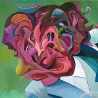 Lecture - Olivier Rigaud - 60x60cm , 2019
