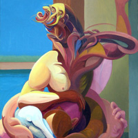 Poolside - Olivier Rigaud - 50x100cm, 2006